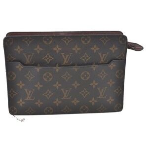 Authentic Louis Vuitton
Monogram Pochette Homme Clutch Bag